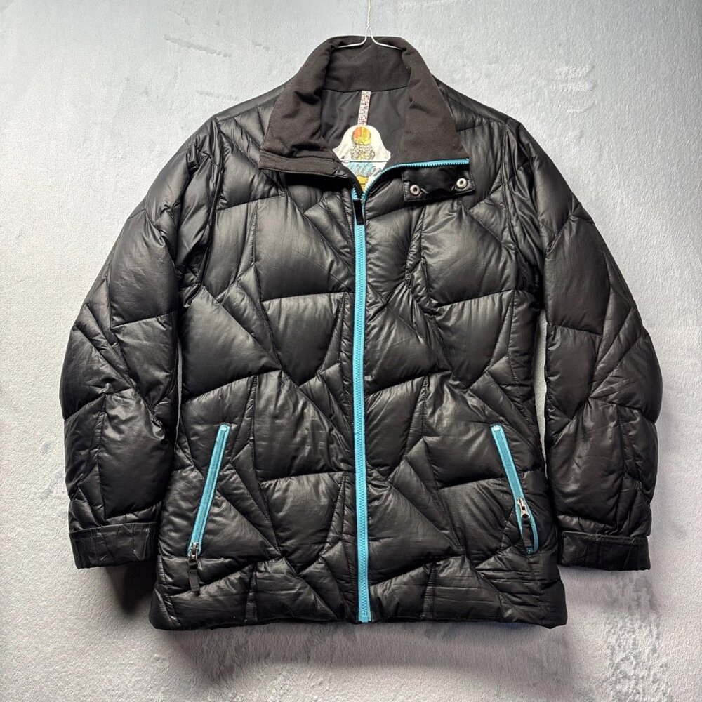 Burton Cool Flavors Dry Ride Black Down Jacket Ski Snowboarding Women's Size L